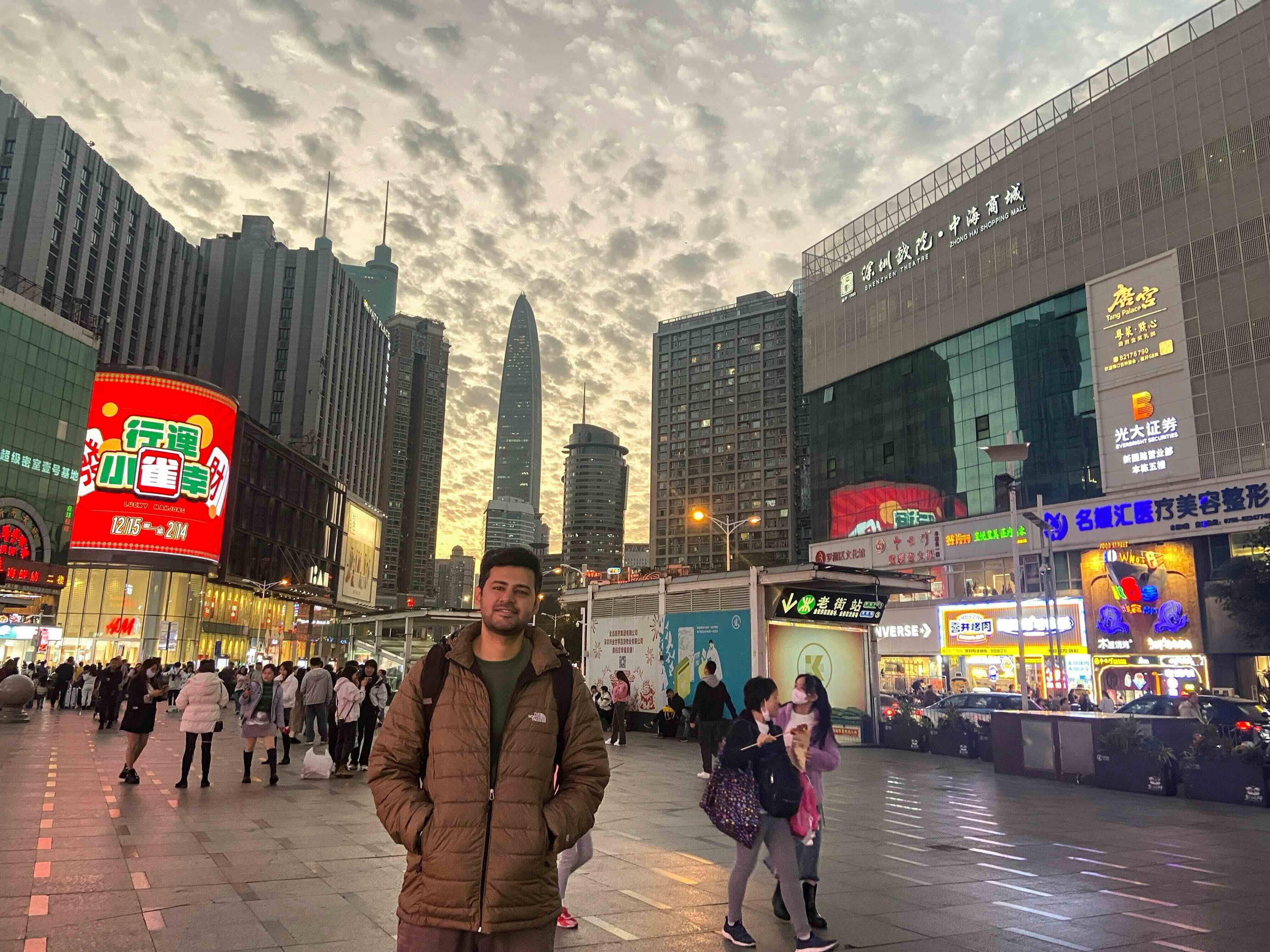 Electronics market in Shenzhen, China